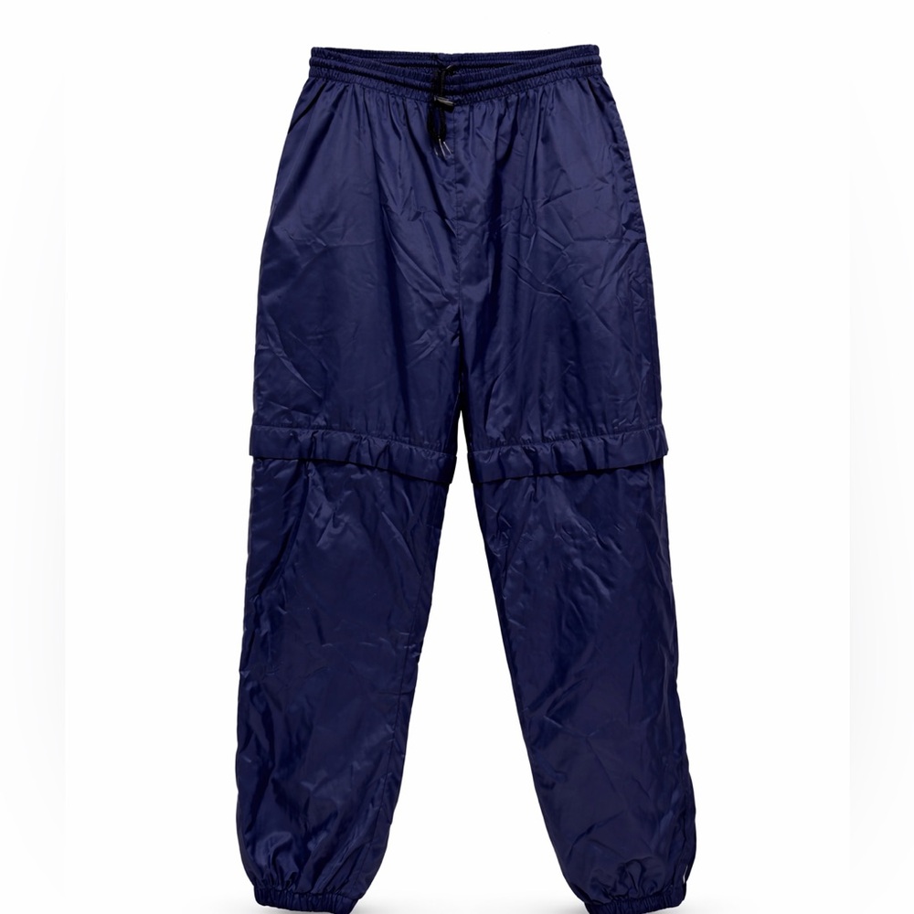 Acadia Navy Blue Convertible Windbreaker Nylon Pants